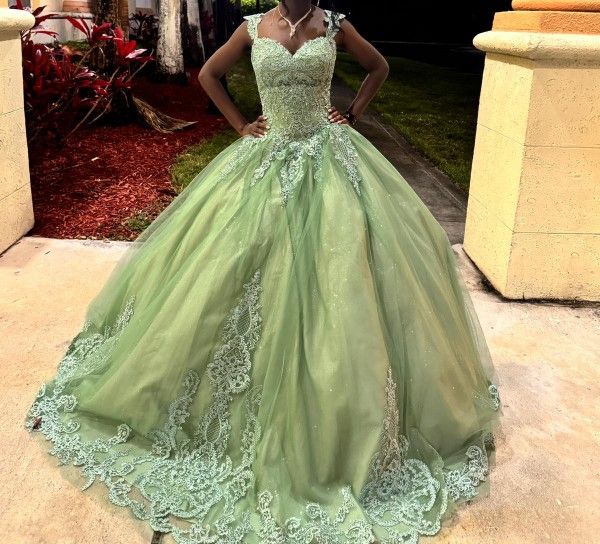Green Prom/ Quinceanera Dress
