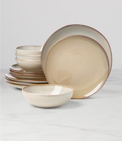 Oneida Organic Shades 12 Pc. Dinnerware Set, Service for 4