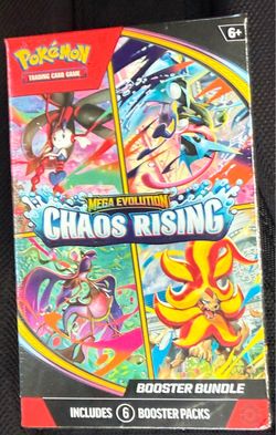 Sealed Pokémon Mega Evolution Chaos Rising Booster Bundle