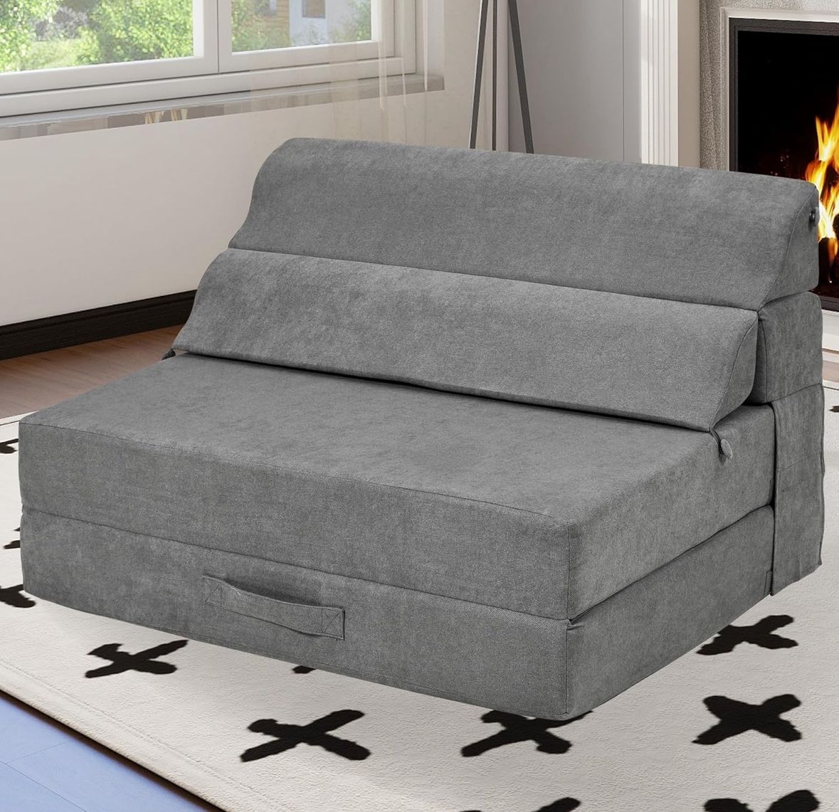 NEW Twin Folding Sofa Bed Sleeper Sofa Fold Out Chair Couch Convertible Sleeper