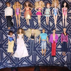 13 Mattel dolls made in Indonesia 2000's LOT # 1