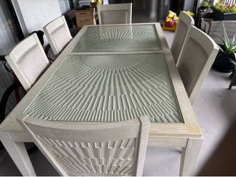 Dining room table set 7pc