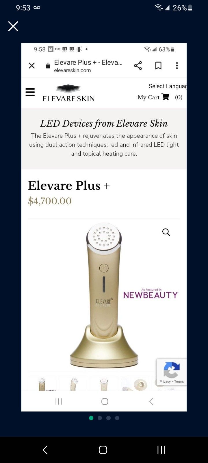 Elevare Plus Brand New