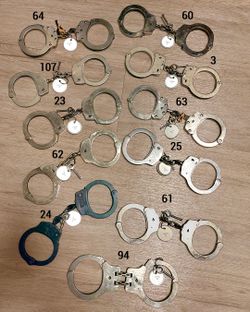 Original Police Handcuffs For Sale w/Keys
