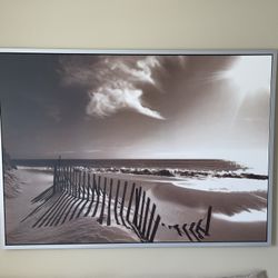 Large raised frame wall art