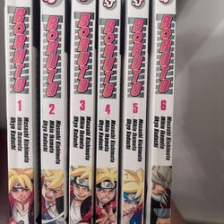 boruto mangas volume 1-6