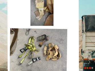 Heavy Duty Husky Tie Down Ties, Ratchet 