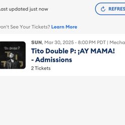Tito Double P Tickets 