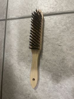 Wood Handle Wire Scratch Brush 