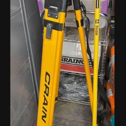 Trimble Tripod, Tribrach, And Servey Pole Arrangement