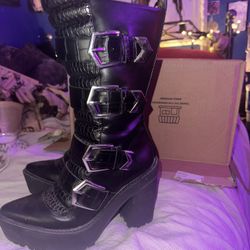 Killstar Vivian Platform Boots