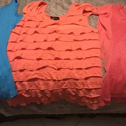 3 Ladies Shirts M/L 