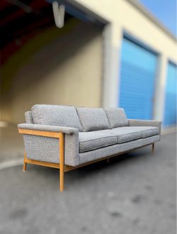 West Elm Leon Wood Frame Sofa Delivery Available