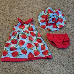 Toddler Strawberry Dress