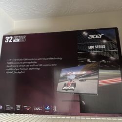 ACER 32’ 4K CURVED 165hz GAMING DISPLAY