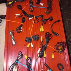 Lot Of RCA Audio/Video Cables