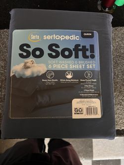 Serta SoSoft queen sheet set (New) 