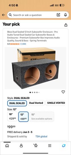12 Inch Bbox Subwoofer Enclosure