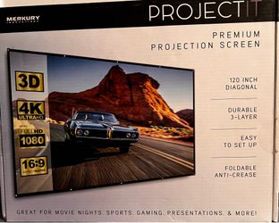 Merkury Innovations Premium Projection Screen