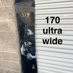 170 ultra wide Lib Tech Skunk Ape HP snowboard