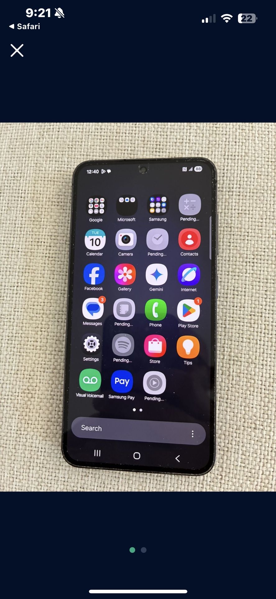 Samsung Cellphone -  S23 - Unlocked - Excellent Condition- Works Great - Includes Charger -  ready to use with any SIM card. 