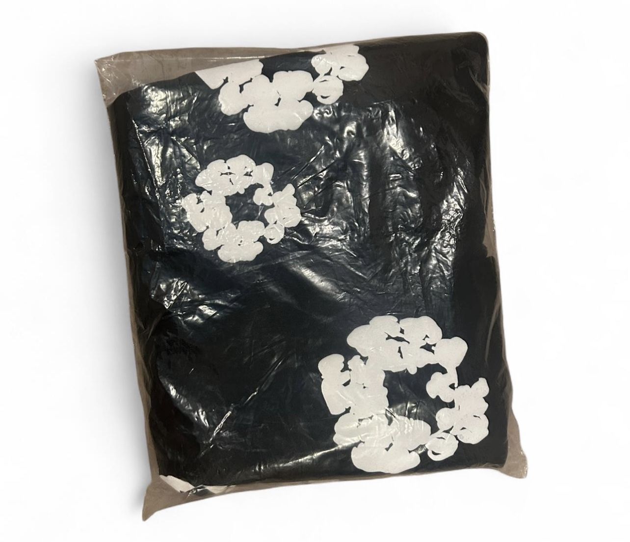 Tear Denim Black And White Hoodie