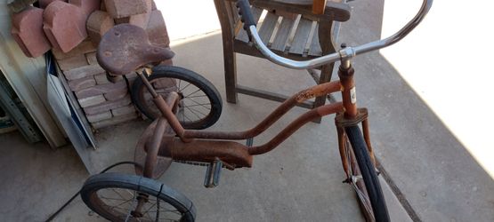 Vintage tricycle chain driven