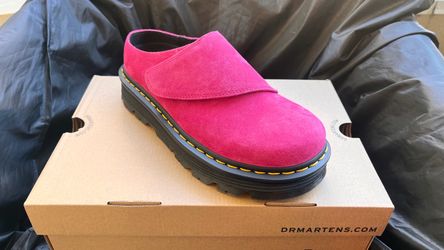 Dr. Martens ZebZag Anywair Fuschia Pink Suede