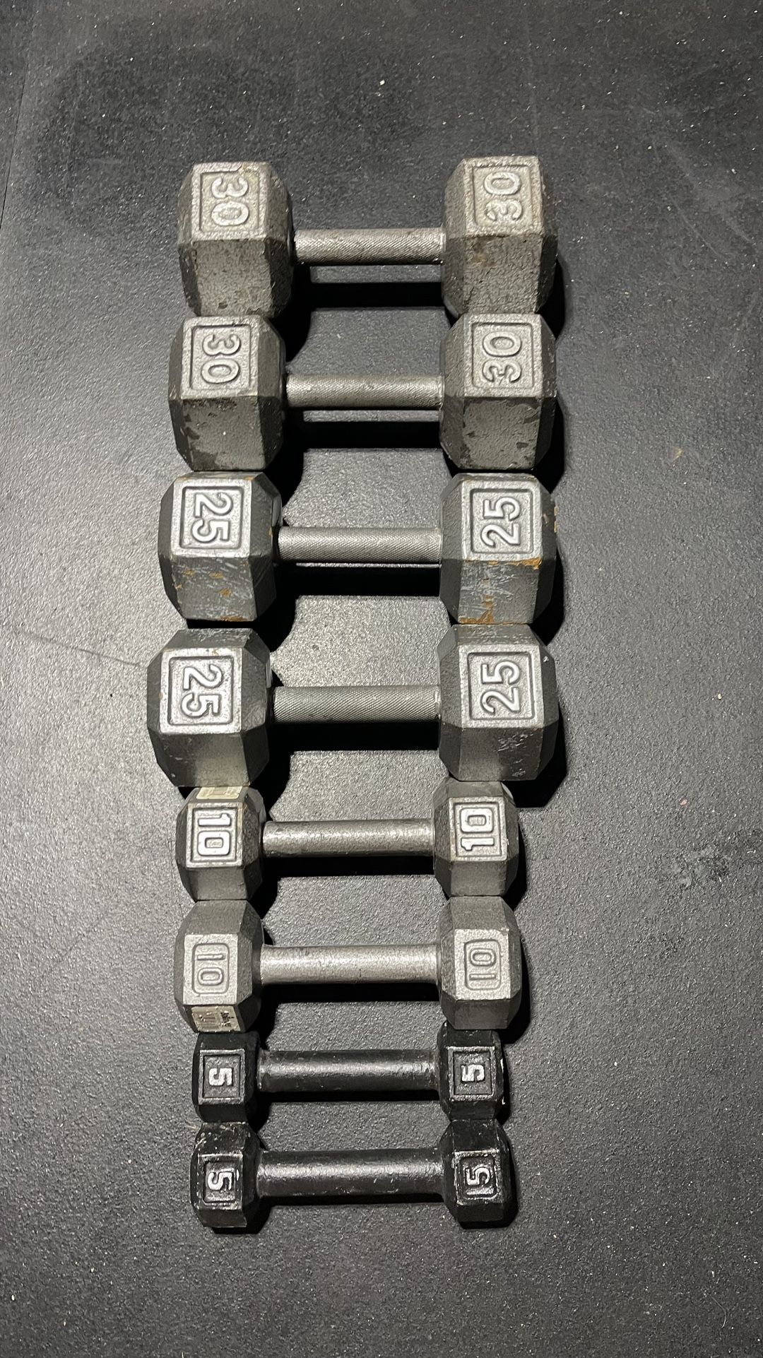 HEX DUMBBELLS