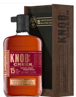 Knob creek 15 bourbon limited release