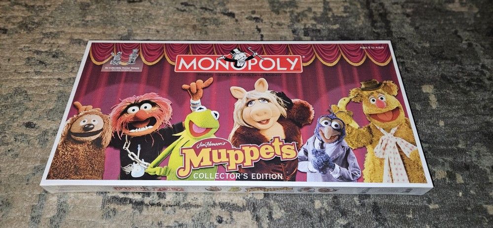 Jim HENSON'S Muppets Collector's Edition Monopoly (2003) BRAND NEW & Sealed!!
