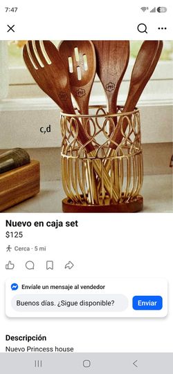 Set de cucharas y base princess house