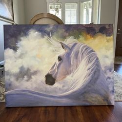 Horse Canvas Painting