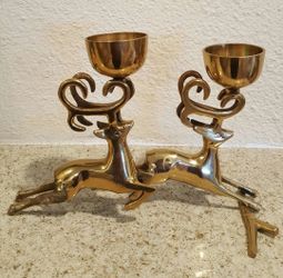 Brass candle holder