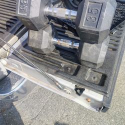 35 Lb Dumbbells 