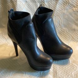 G By Guess - Black Ultra High Bootie Sz 6.5