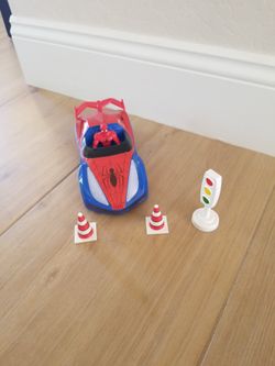 Light up Spider Man Car