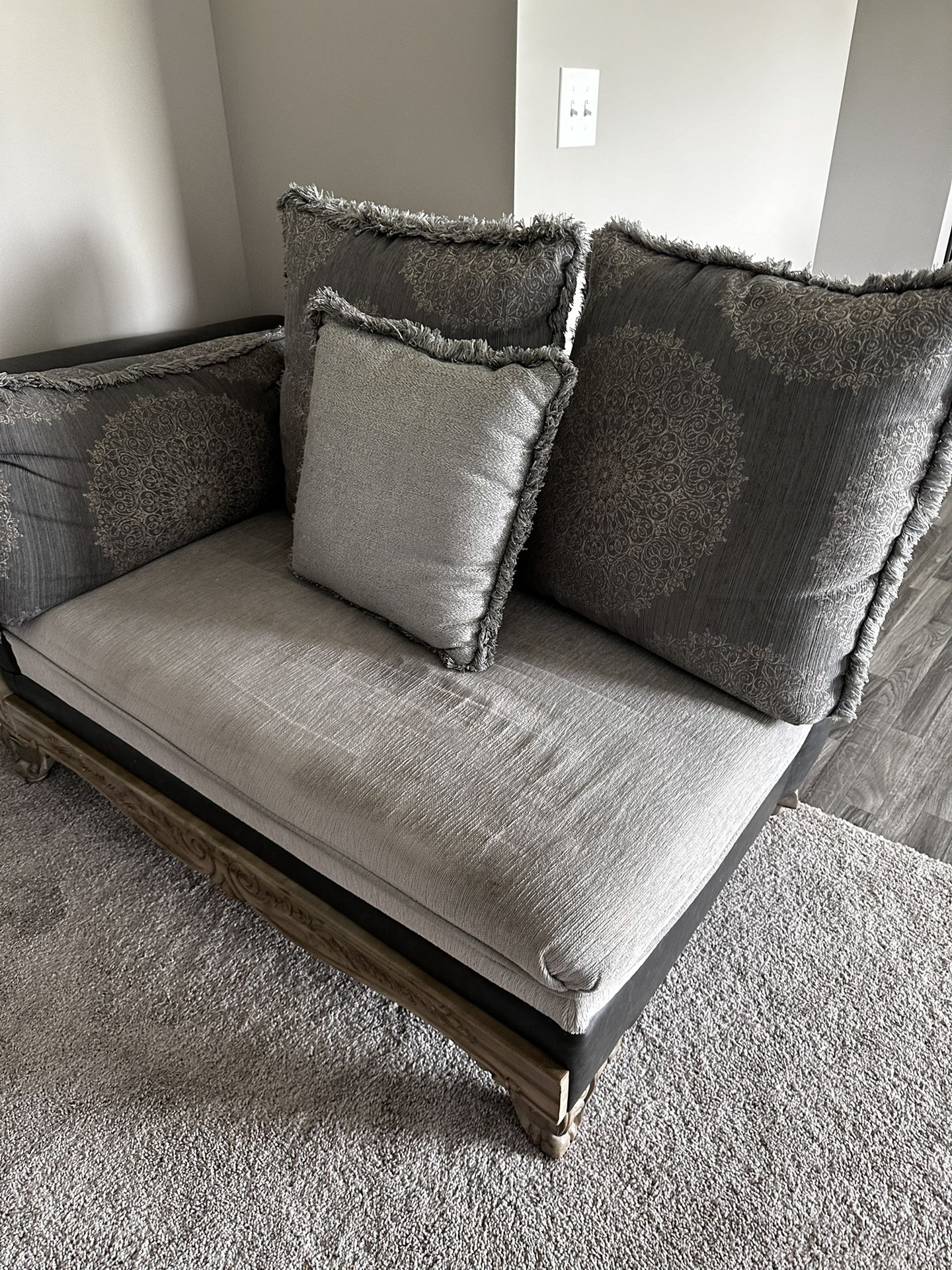 Grey Lounge Chair 