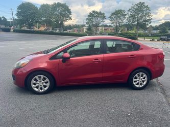Kia Rio Sedan Red