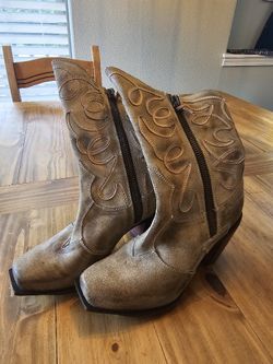 Mark Nasin Leather Boots, Women's, 7.5