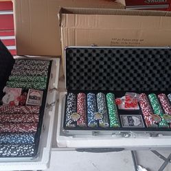 500 PC poker chip set 11.5 g royal flush New