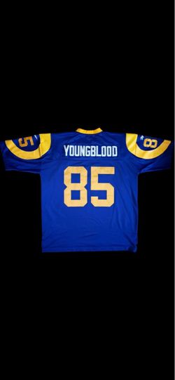 Reebok Throwback Jack Youngblood #85  Los Angeles Rams Embroidered Jersey 2XL