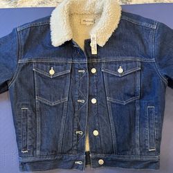 Madewell Cropped Oversized Jean jacket