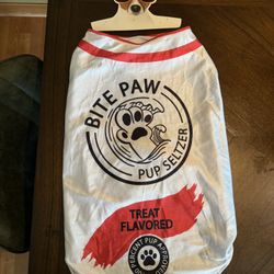 Bite Paw Pup Seltzer Dog Costume, L/XL