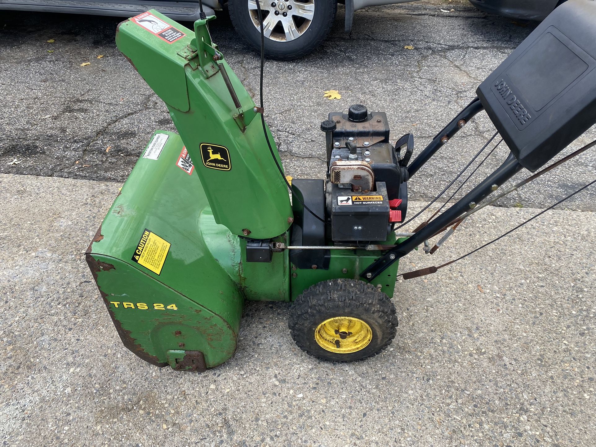 John Deere Snow Blower Trs 24