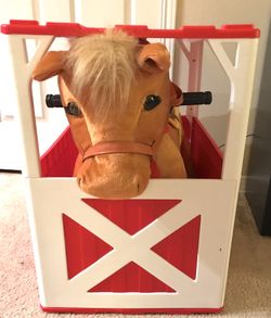 Stable Buddies Chestnut Horse Plush Ride On