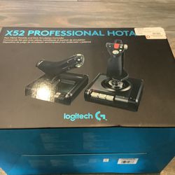 Logitech X52 H.O.T.A.S. Throttle and Stick Simulation Controller