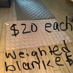 2 New Weighted Blankets 