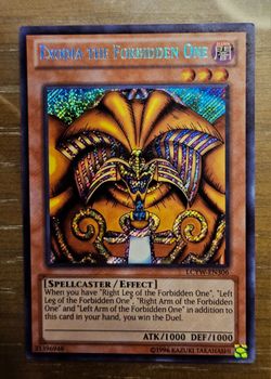 Exodia The Forbidden One LCYW-EN306  SECRET Rare YuGiOh Card Yu-Gi-Oh! Trading Cards game no pokemon