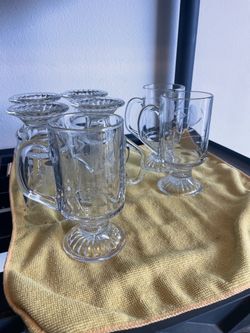 Princess house set of seven coffee mugs